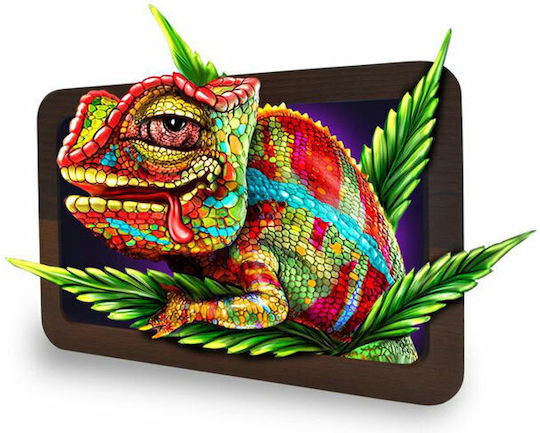 V-syndicate Rolling Tray Ξύλινος Δίσκος Chameleon 3d Medium 30x18cm