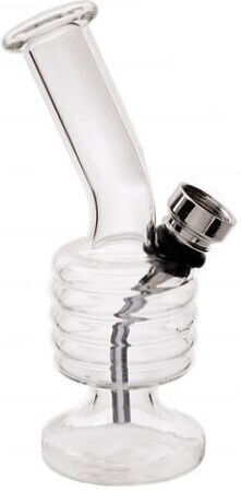 Bong din sticlă Glassbong 13cm 0212671 Design A Pipă de apă
