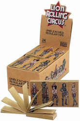 Lion Rolling Circus Tips Τζιβάνα Unbleached Regular Lion Rolling Circus Tips Τζιβάνα Unbleached Regular