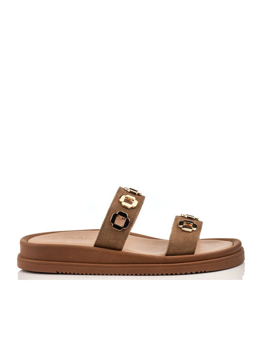 Carad Shoes Γυναικεία Σανδάλια Μπεζ