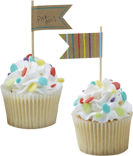 Σημαιάκια Οδοντογλυφίδες για Party 10τμχ