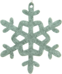 Snowflake Ornament Felt Gray 14x14cm Snowflake Ornament Felt Gray 14x14cm