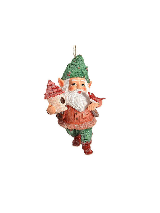 Hängender Zwerge Ornament Polyresin Mehrfarbig