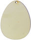 Easter Wooden Eggs Flat 10cm Set of 3