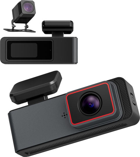 Kingslim E4 Сет Автомобилна DVR камера 4K с дисплей за Паркет & Камера за задно виждане