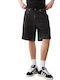 Herrenshorts Black Acid Wash