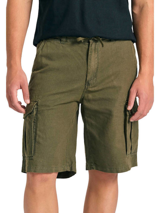 Funky Buddha Men's Shorts Cargo Khaki
