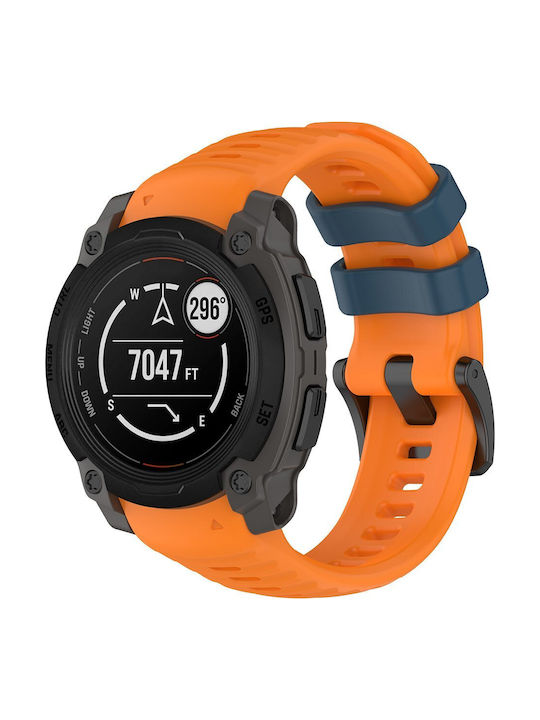 Techsuit Λουράκι Πορτοκαλί (Garmin Instinct E (45mm))