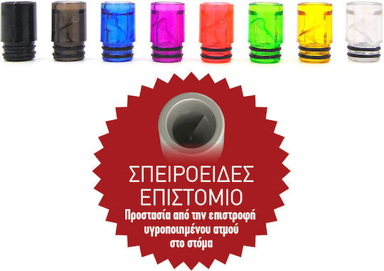 Joyetech Ego One 510 Spiral Drip Tip Weiß