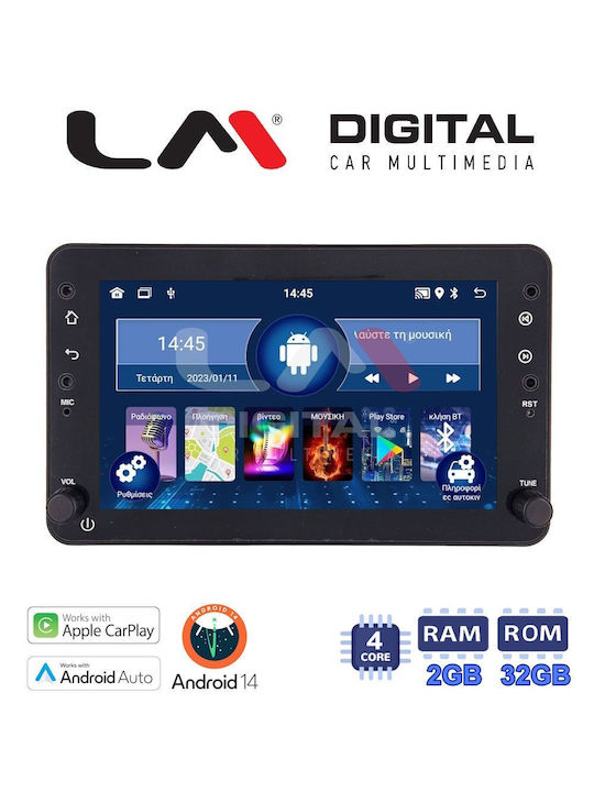 LM Digital Car Audio System for Alfa Romeo Brera 2004>2012 Bluetooth USB Wi-Fi GPS Apple CarPlay Android Auto