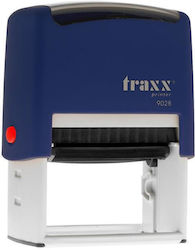 Ștampilă automată Traxx 9028 albastră 35x60mm