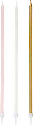 Tall Birthday Cake Candles 16pcs