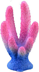 Aquarium Decoration Coral Pink Blue 3x5.3cm