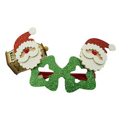 Green Glasses with Santa Claus Pattern Green Glasses with Santa Claus Pattern