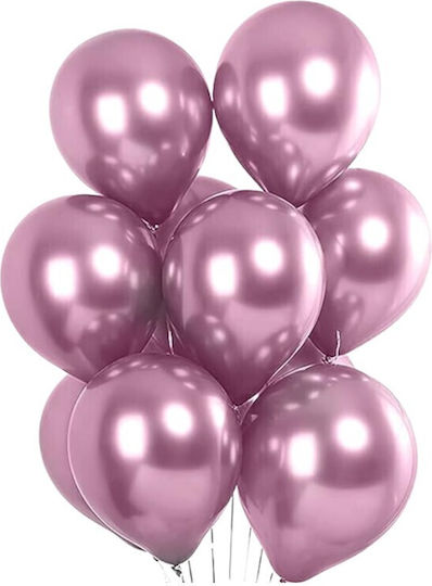 Set 10 Baloane Latex Chrome Model Flippy Party 23 Cm Violet 2.2 G