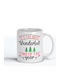 White Ceramic Festive Mug Christmas Gift "It's the Most Wonderful Time of the Year"
