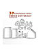 Sugar Love Gingerbread House Σετ Χριστουγεννιάτικα Κουπ-πατ Ασημί 25x18.5x3εκ. 18τμχ