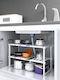 Bewello Plastic Cupboard Shelf 47x26x38cm White