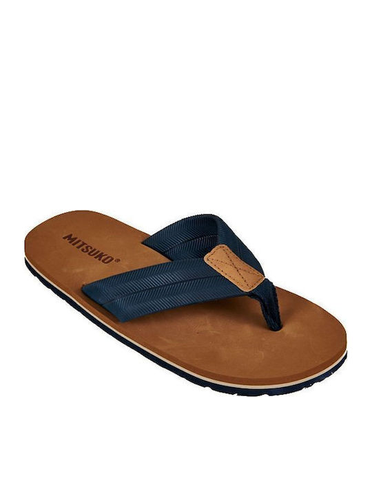 Mitsuko Ανδρικά Flip Flops Μπλε