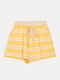 Shorts Ρίγες Κίτρινο Κίτρινο