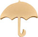 Holzgeschnitzter Dekorativer Regenschirm 5,5 cm x 6 cm