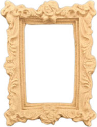 Wooden Carved Decorative Frame 6cm x 8cm