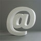 Polystyrol Enten-Symbol @ 20 x 20 x 5 cm
