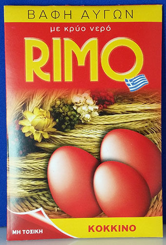 Rimo Osterdekorationen & Ornamente Anatoli Rote Eifarbener Farbstoff