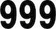 Factory Effex Set of 3 Vinyl Stickers #9 03-0279
