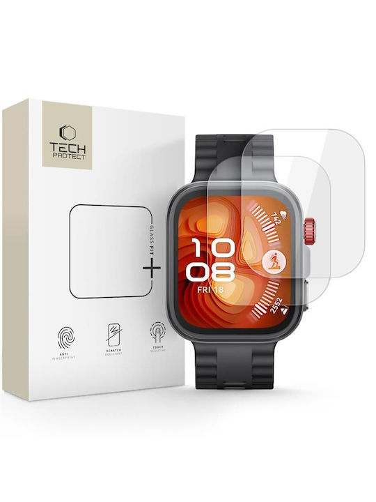 Tech-Protect Glass Fit+ Tempered Glass for the Huawei Watch Fit 4 Pro 2pcs