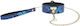 Halsband in Blau Farbe