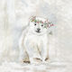 Decoupage Napkin 1 Piece Christmas Teddy Bear