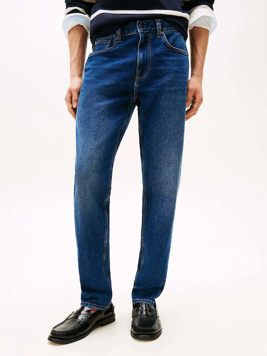 Men's Jeans Pants with Relaxed Tapered Fit Royal Blue