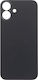 Ανταλλακτικό Πίσω Καπάκι Big Hole Back Cover Iphone 16 Plus Black