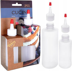 Cake Decoration Bottle Sauce Dispenser 2 Pieces
