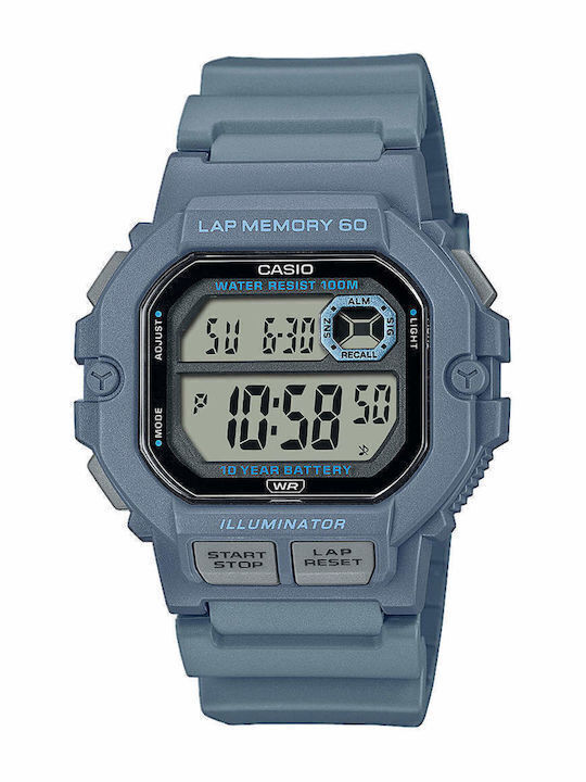 Casio Digital Men's Watch 47.2mm Battery with G...