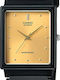 Casio Men's Watch Battery with Black Rubber Strap