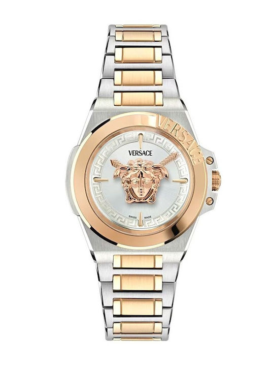 Versace Hera Lady Womens Watch 37mm Battery Pink Gold