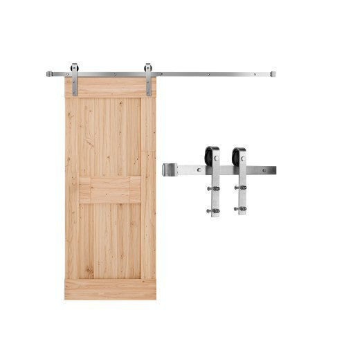 Vevor Sliding Mechanism For Wooden Sliding Door 182.88cm Silver