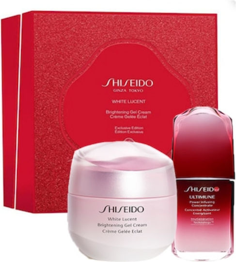 White Lucent Set Shiseido White Lucent Brightening Day Cream Face 15 Ml + White Lucent Illuminating Serum Face 10 Ml