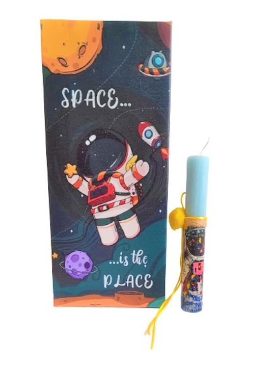 Lumânare Astronaut pe Pânză 35 X 15 X 2cm L106
