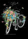 Kartenkunst Bug Juwelen Blume Fahrrad M157 5033678111575
