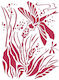 Stencil 20x15cm Stamperia Dragonfly