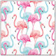 3-ply Napkins 33x33 cm 20 pcs Tropical Flamingo #92206