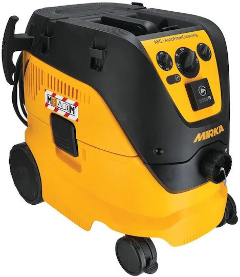 Mirka 1230 Прахосмукачка За Течности / Твърди 1200W с Пластмаса Контейнер 30лт