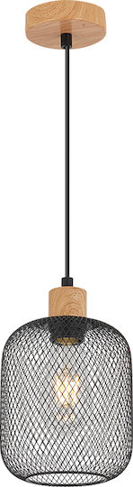 Braytron Hängelampe Schwarz mit Fassung E27 15cm.
