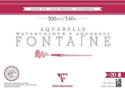 Clairefontaine Fontaine Glued Watercolour Pad 2...