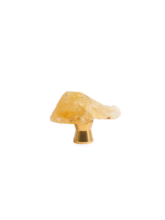 Knob Furniture made of Crystal in Beige Color 1pcs