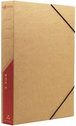 Cutie pentru documente 25x33x5cm Ecologică cu elastic, vișiniu Cutie pentru documente 25x33x5cm Ecologică cu elastic, vișiniu