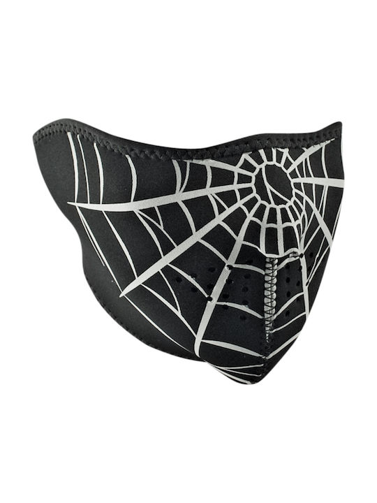 Zan Headgear Μάσκα Προσώπου Neoprene Spider Web Wnfm055h